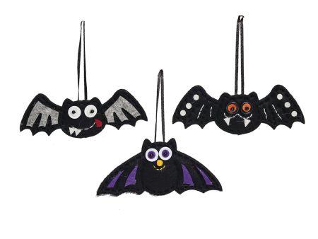 Bat Ornaments, Asst. of 3 For Cheap