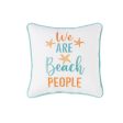 We Are Beach People Mini Pillow Cheap