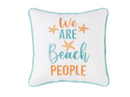 We Are Beach People Mini Pillow Cheap