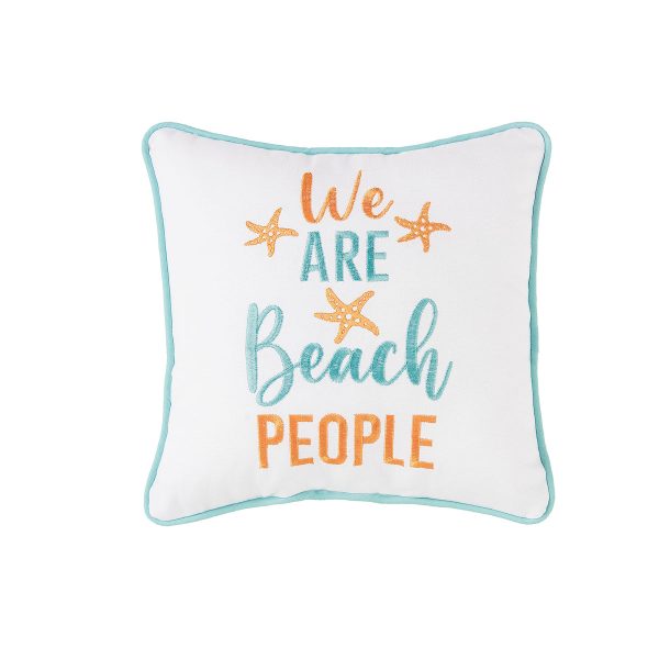 We Are Beach People Mini Pillow Cheap