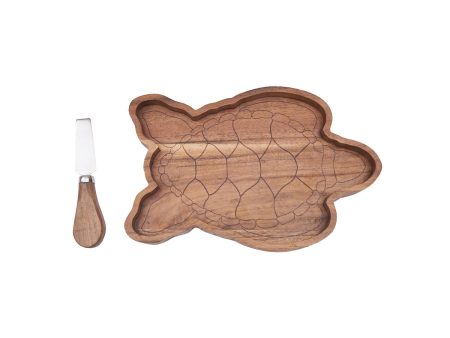 Turtle Serving Board & Spreader Set For Sale