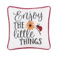 Little Things Ladybug Mini Pillow Hot on Sale