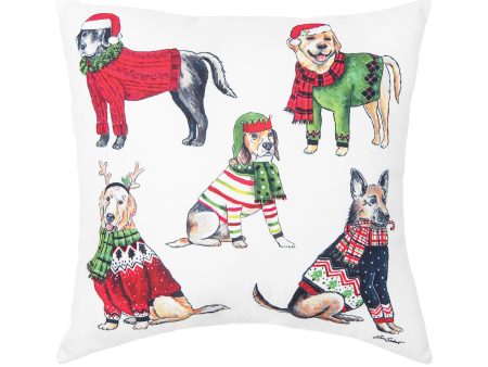 Dog Christmas Pillow Online now