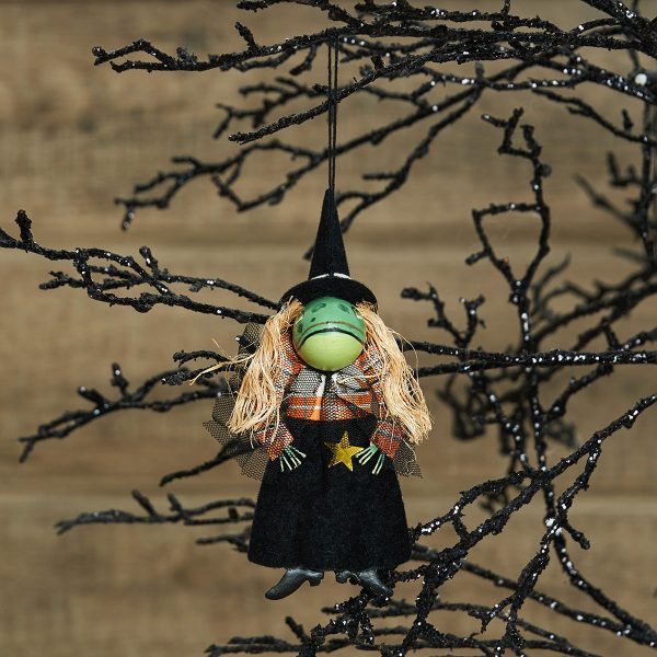 Winifred Toad Witch Tin Ornament For Discount