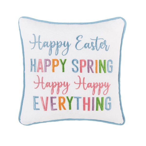 Happy Easter Happy Spring Mini Pillow For Discount