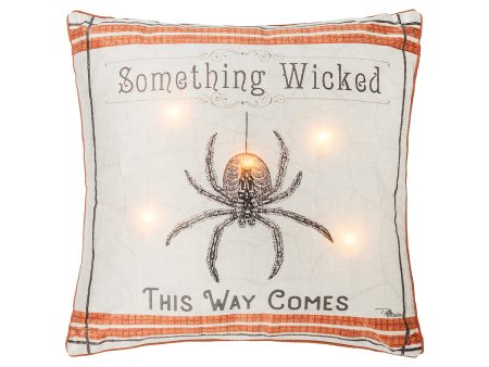 Wicked Spider LED Pillow Fashion