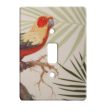 Tropical Parrot & Palms 1 Toggle Switch Plate Hot on Sale