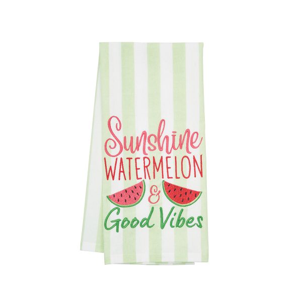 Watermelon & Good Vibes Kitchen Towel For Cheap