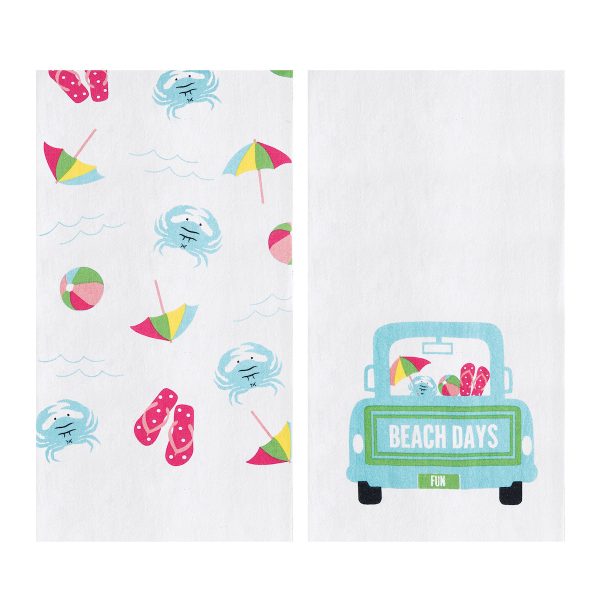 Truck Beach Days Kitchen Towel Set Sale