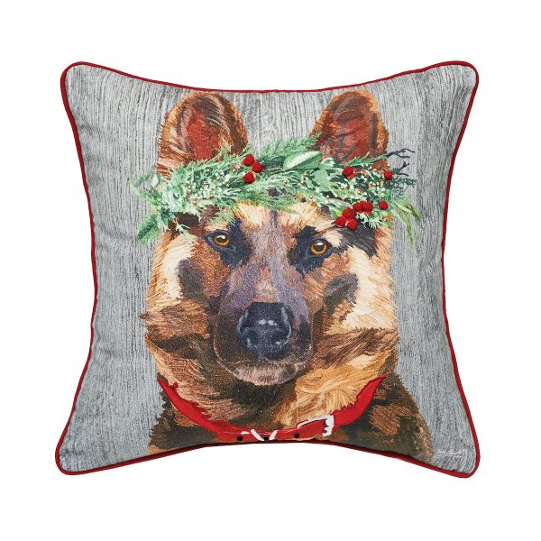 German Shepard Flower Pillow Sale