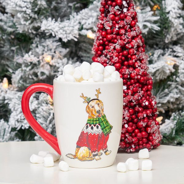 Dog Christmas Mug For Sale