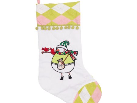 Seeds & Snowman Stocking on Sale