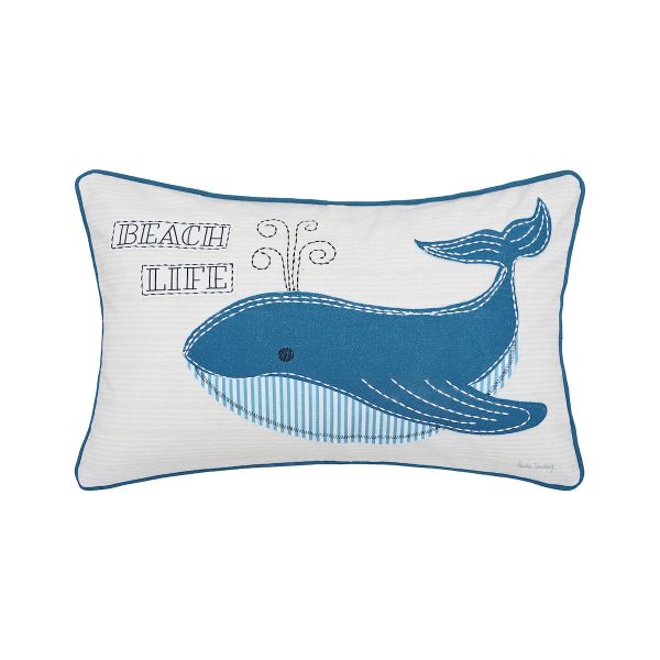 Whale Beach Life Pillow For Sale