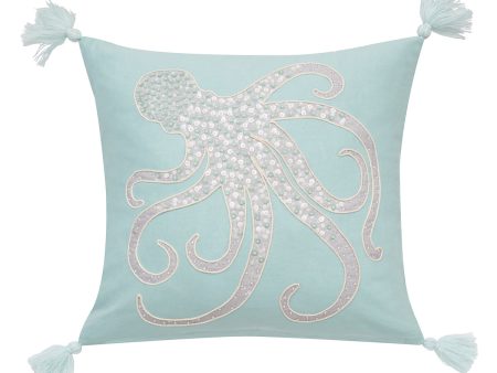 Sea Glass Octopus Pillow For Cheap