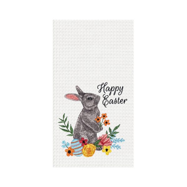 Happy Easter Bunny Kitchen Towel on Sale