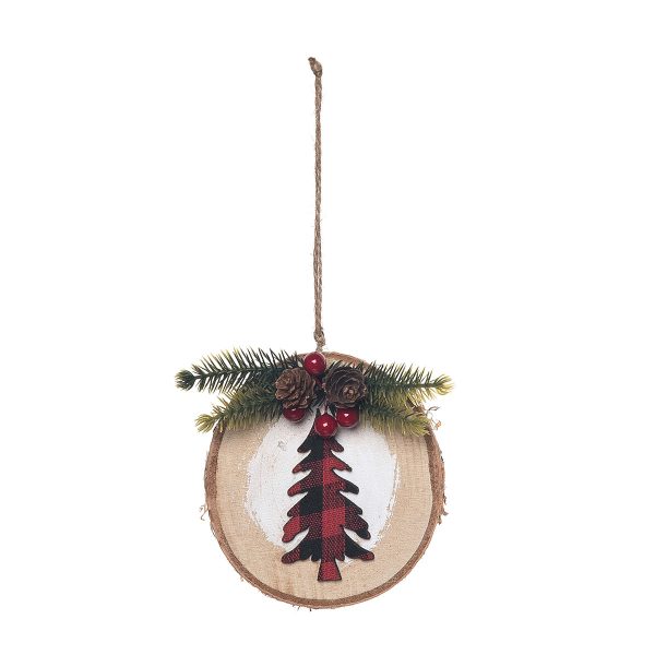 Tree Buffalo Plaid Ornament Online now