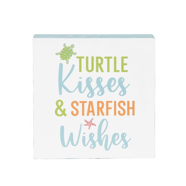 Turtle Starfish Shelf Block For Sale