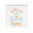 We Are Beach People Shelf Block Hot on Sale