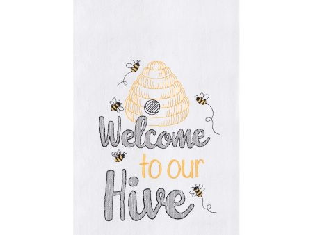 Welcome Hive Kitchen Towel Online Hot Sale