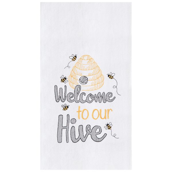 Welcome Hive Kitchen Towel Online Hot Sale