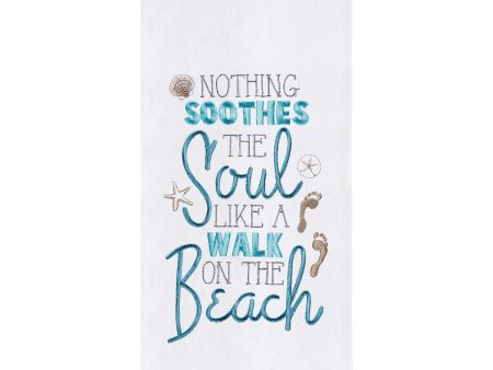 Walk On The Beach Kitchen Towel Fashion