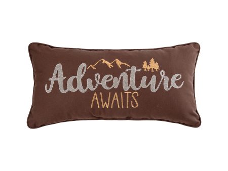 Adventure Awaits Pillow For Sale