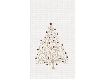 Christmas Tree Swirl Kitchen Towel Supply