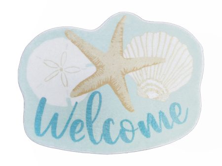 Welcome Shells Figural Floor Mat Supply