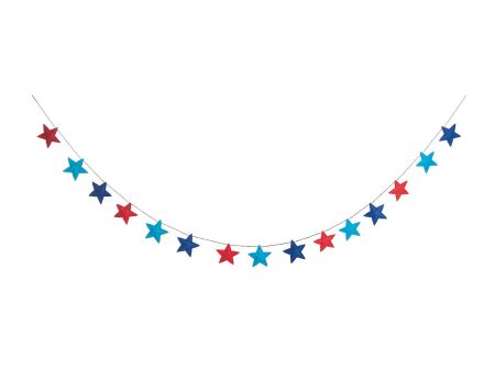 Patriotic Star Garland For Sale