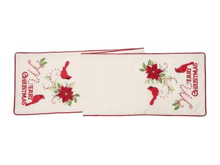 Cardinal Cane Embroidered Runner For Discount