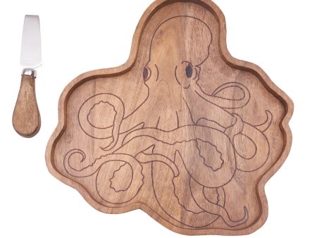 Octopus Serving Board & Spreader Set For Discount