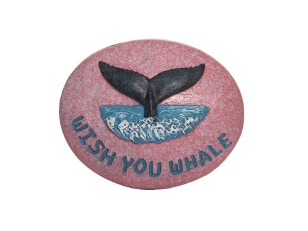 1.75 in. Polyresin Wish You Whale Pebble Fashion