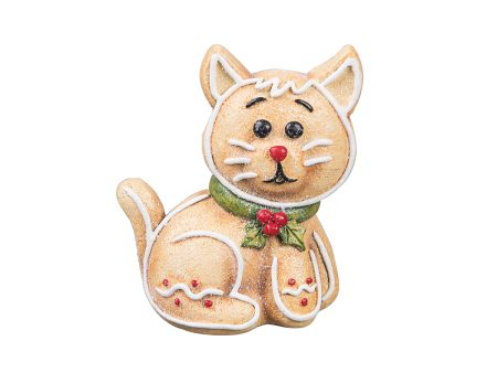 Cat Gingerbread Figurine Hot on Sale