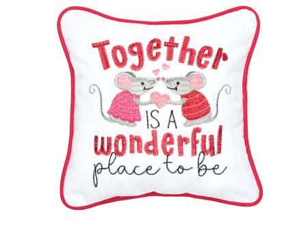 Together Mouse Mini Pillow Online Sale