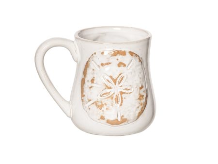 Sand Dollar White Mug on Sale