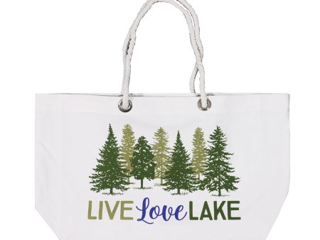 Live Love Lake Tote Bag Fashion