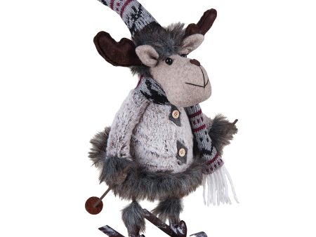 Bobbing Moose On Skis Online Sale