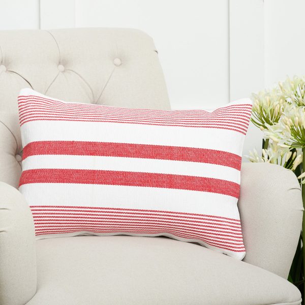 Red & White Pillow Online