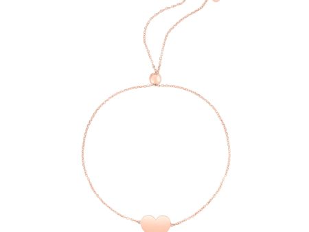 14K Gold Heart Friendship Bracelet Online